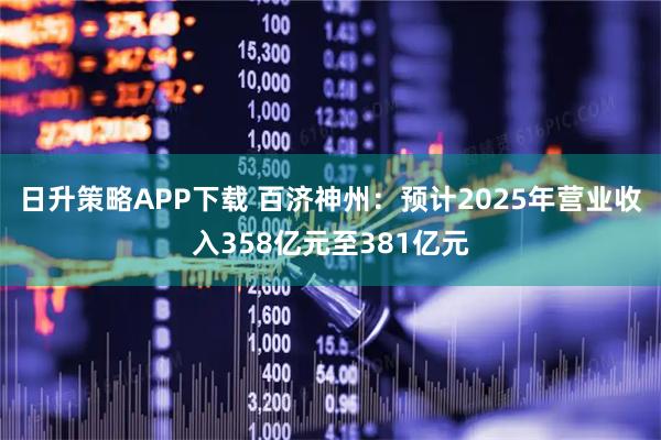 日升策略APP下载 百济神州：预计2025年营业收入358亿元至381亿元